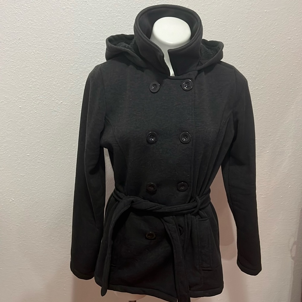 YMI Button Down Down Pea Coat Sz L